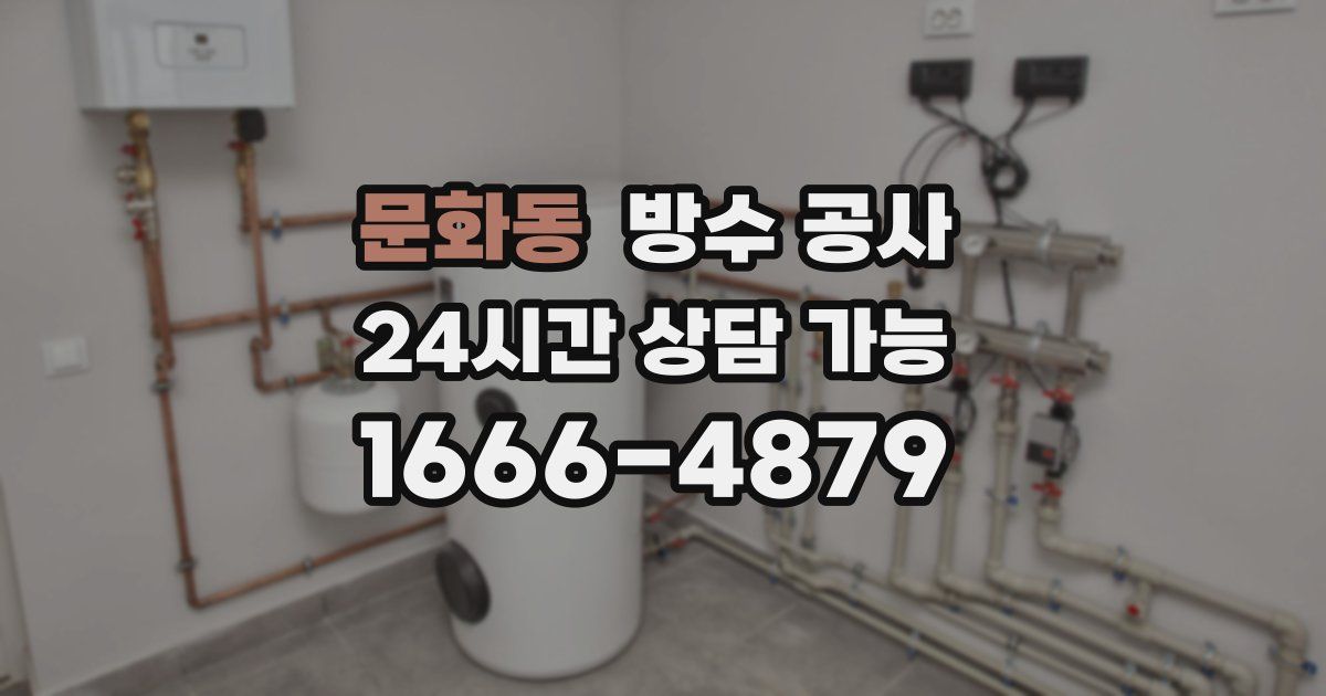 문화동 누수탐지