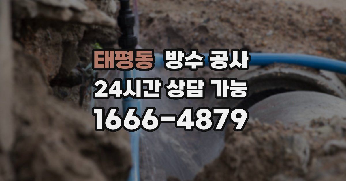 태평동 누수탐지