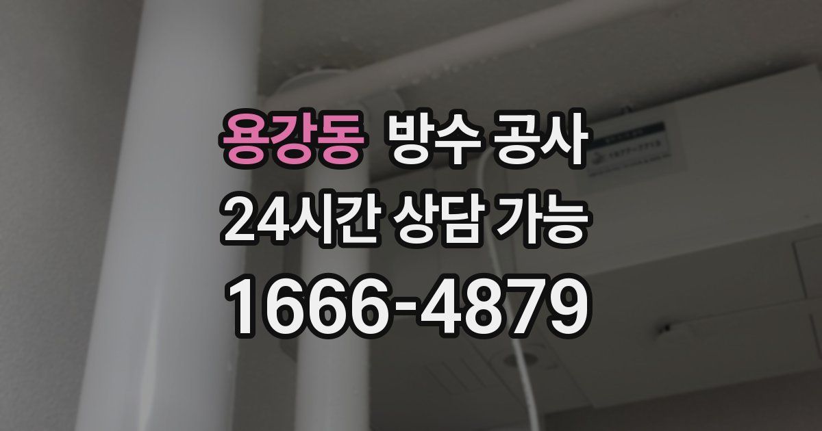 용강동 누수탐지