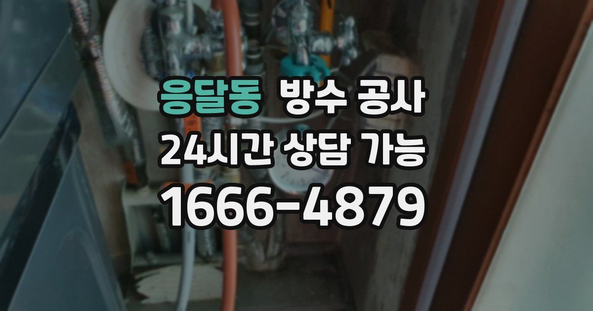 응달동 누수탐지