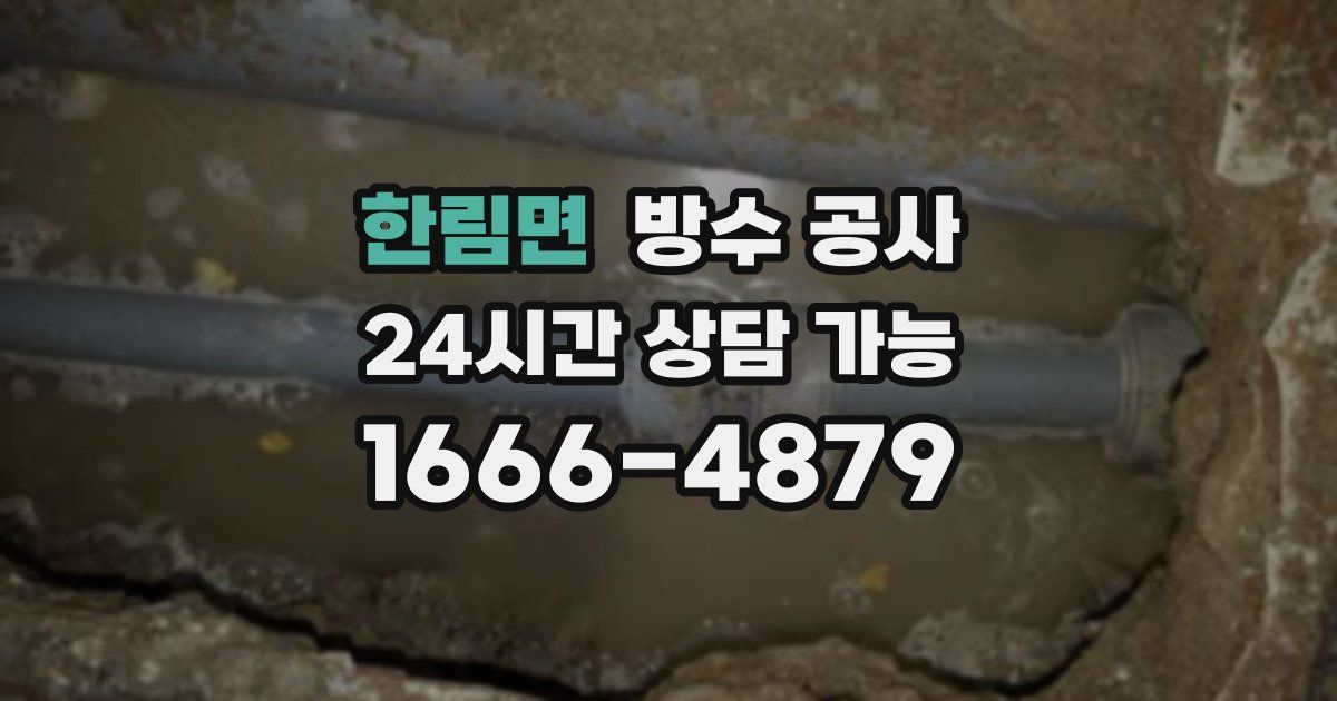 한림면 누수탐지