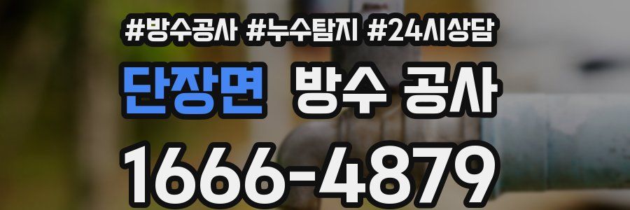 단장면 방수 공사