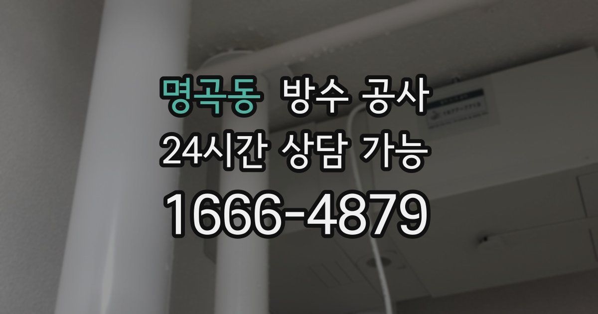 명곡동 누수탐지