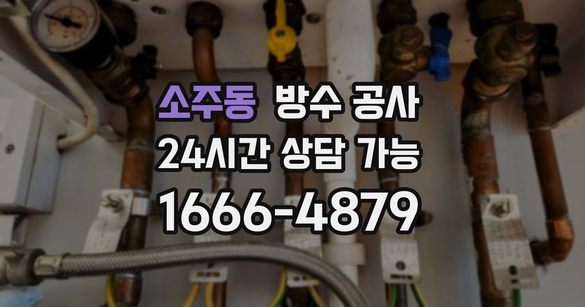 소주동 누수탐지