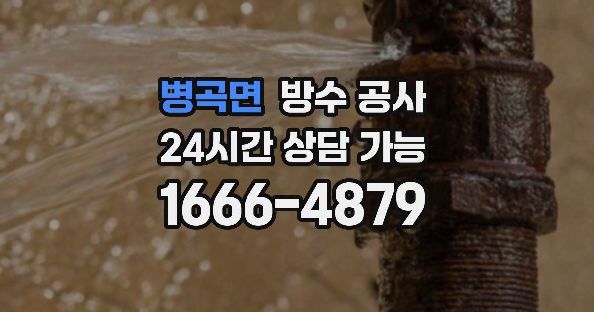 병곡면 누수탐지