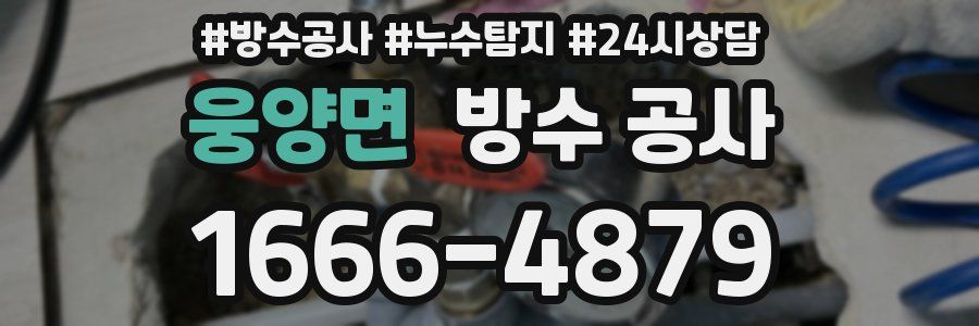 웅양면 방수 공사