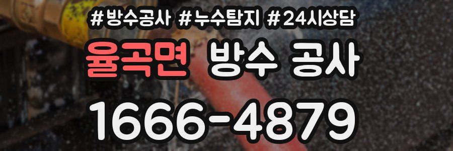 율곡면 방수 공사