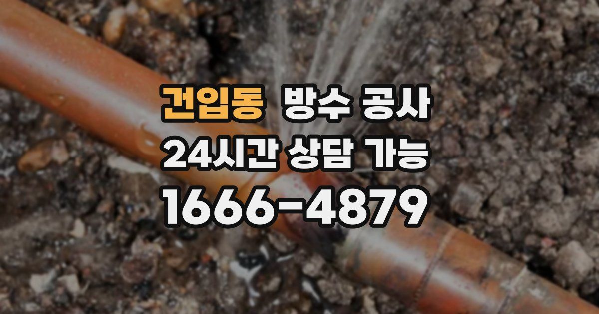 건입동 누수탐지