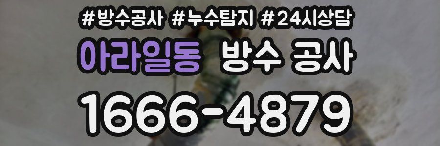 아라일동 방수 공사