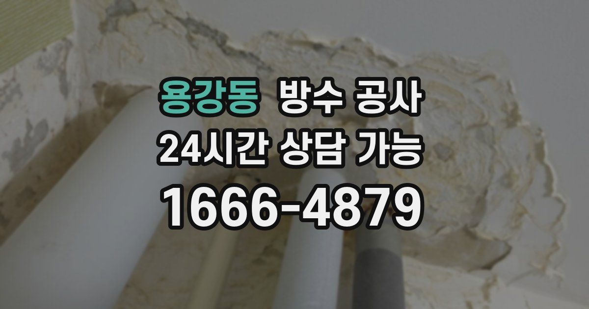 용강동 누수탐지