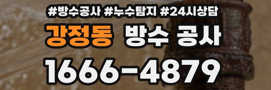 강정동 방수 공사