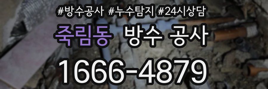 죽림동 방수 공사