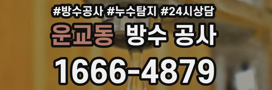 운교동 방수 공사