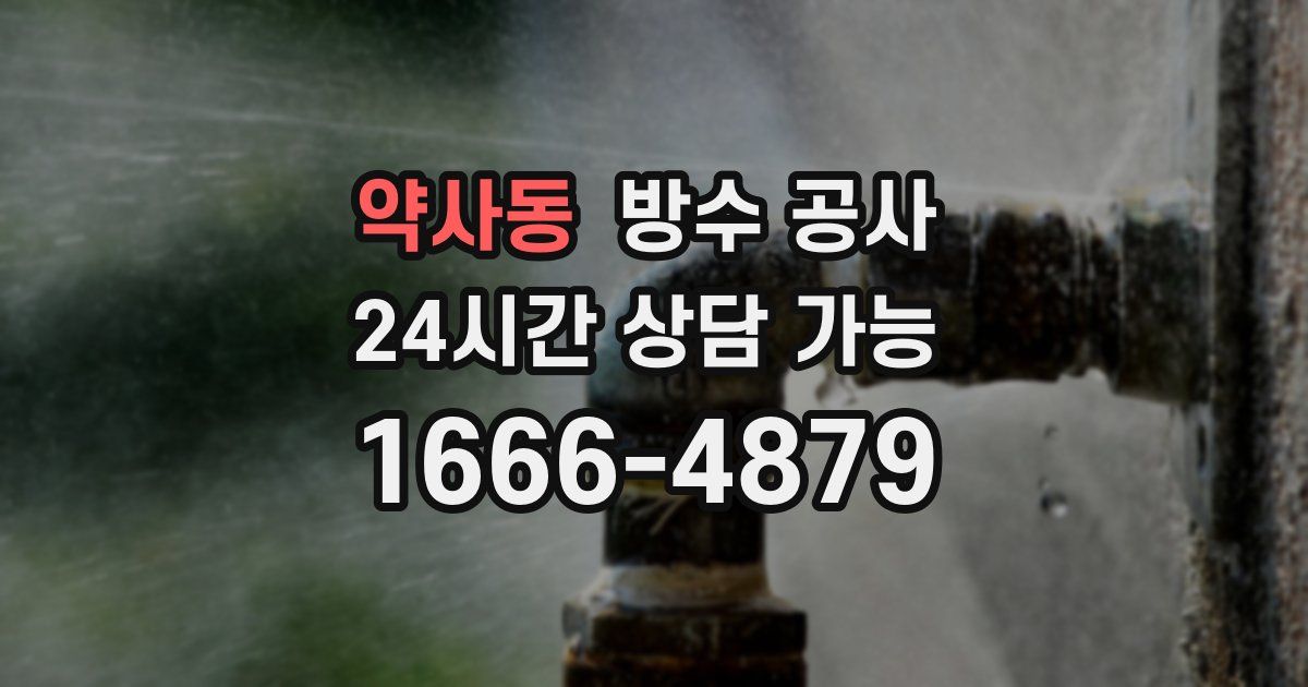 약사동 누수탐지