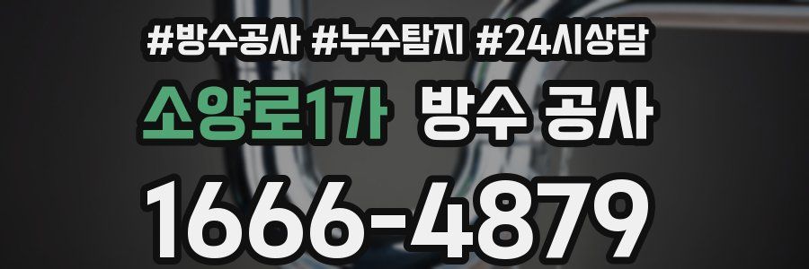 소양로1가 방수 공사