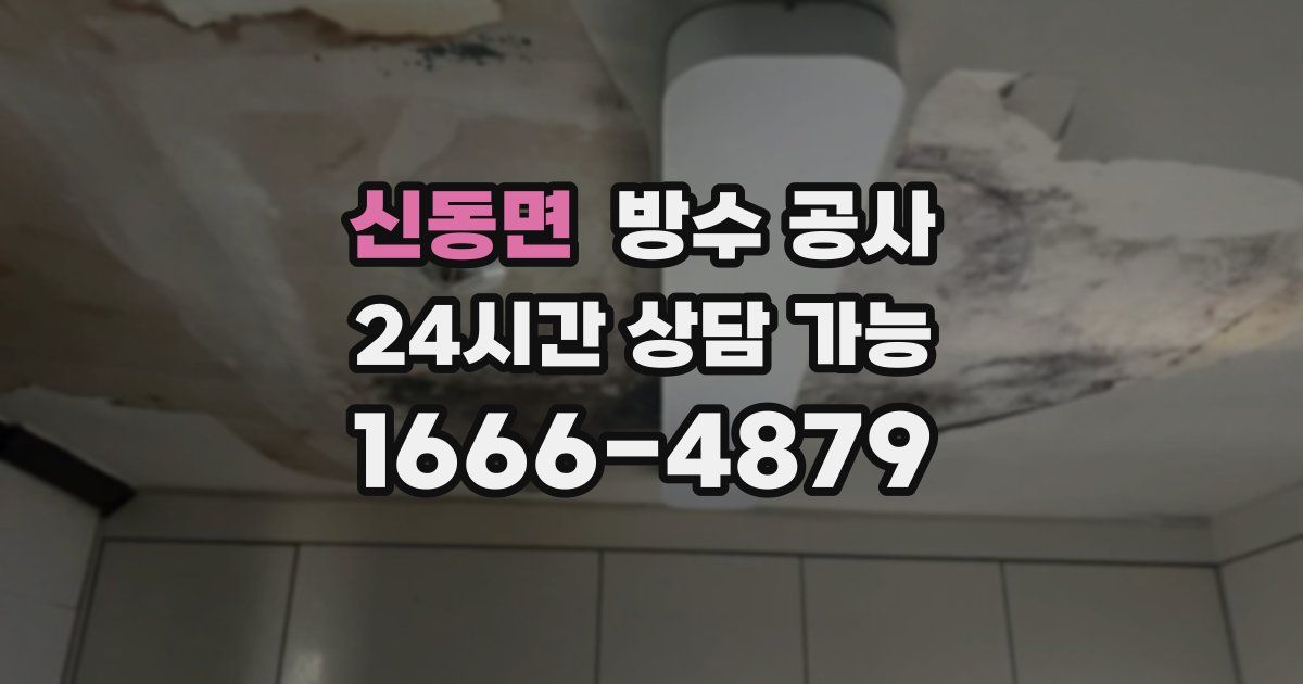 신동면 누수탐지