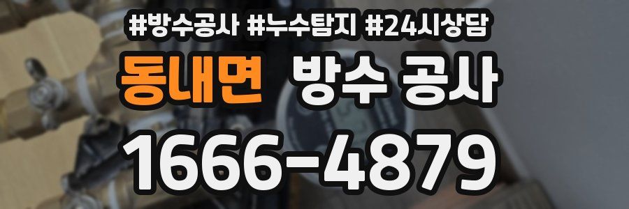 동내면 방수 공사
