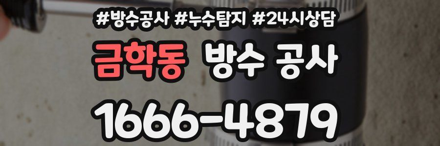 금학동 방수 공사