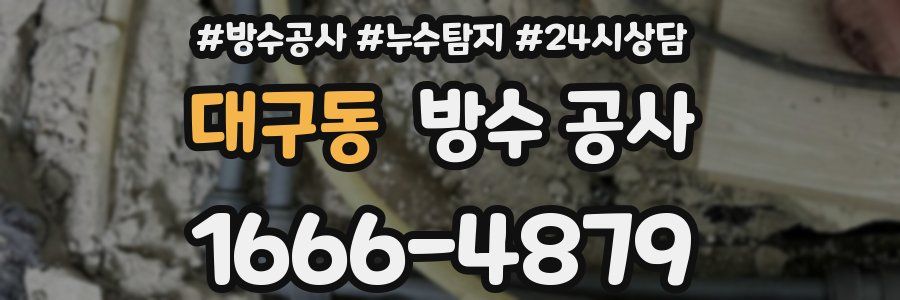 대구동 방수 공사