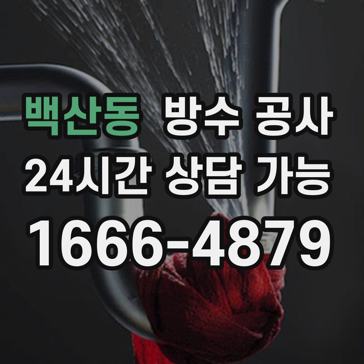 백산동 방수