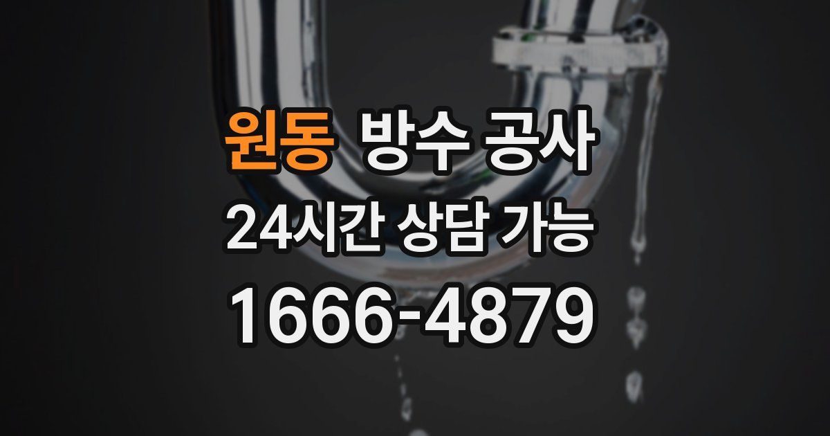 원동 누수탐지