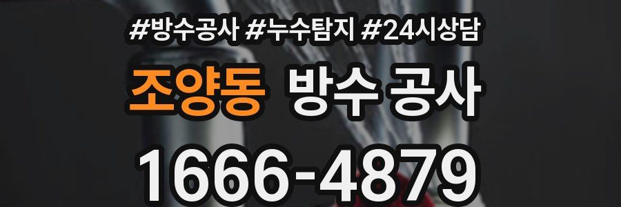 조양동 방수 공사