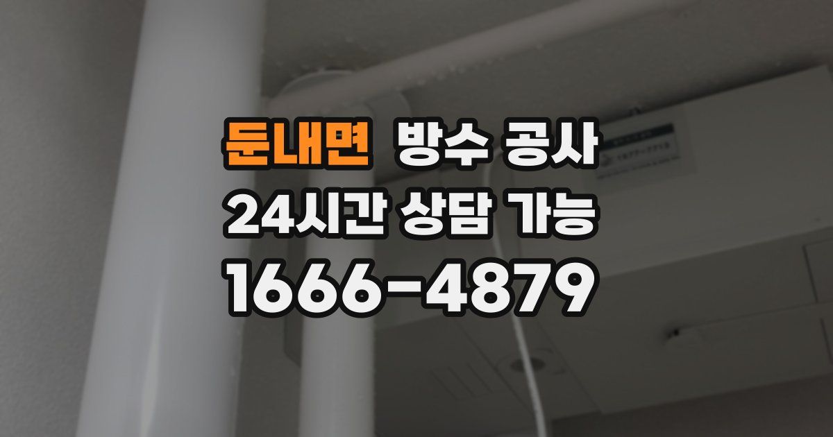 둔내면 누수탐지