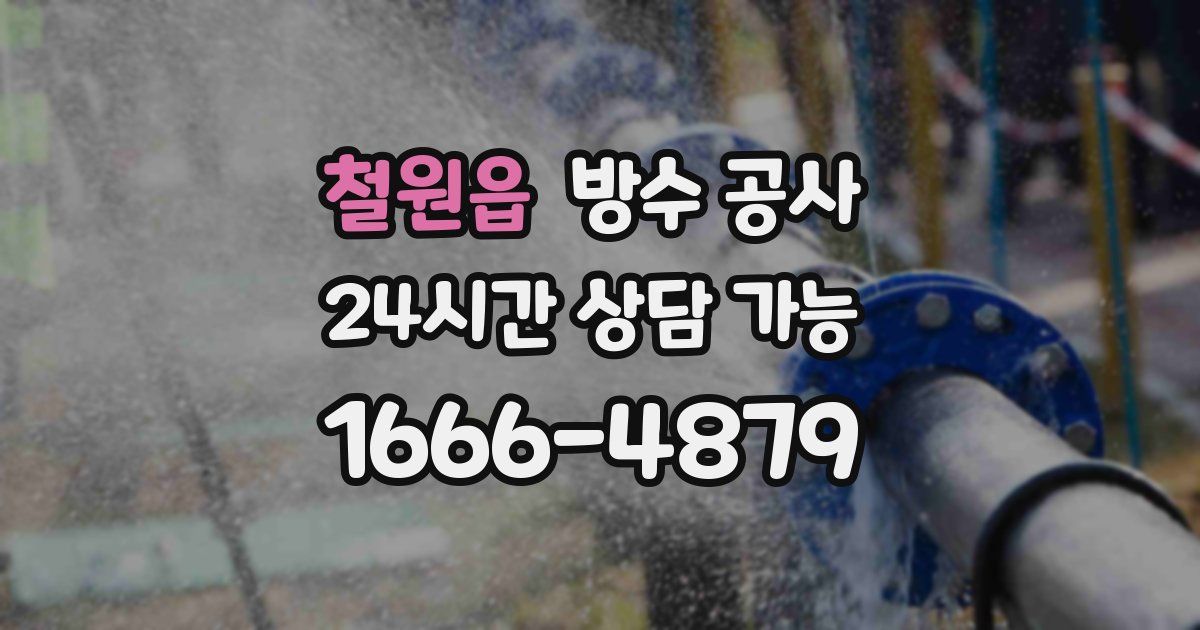 철원읍 누수탐지