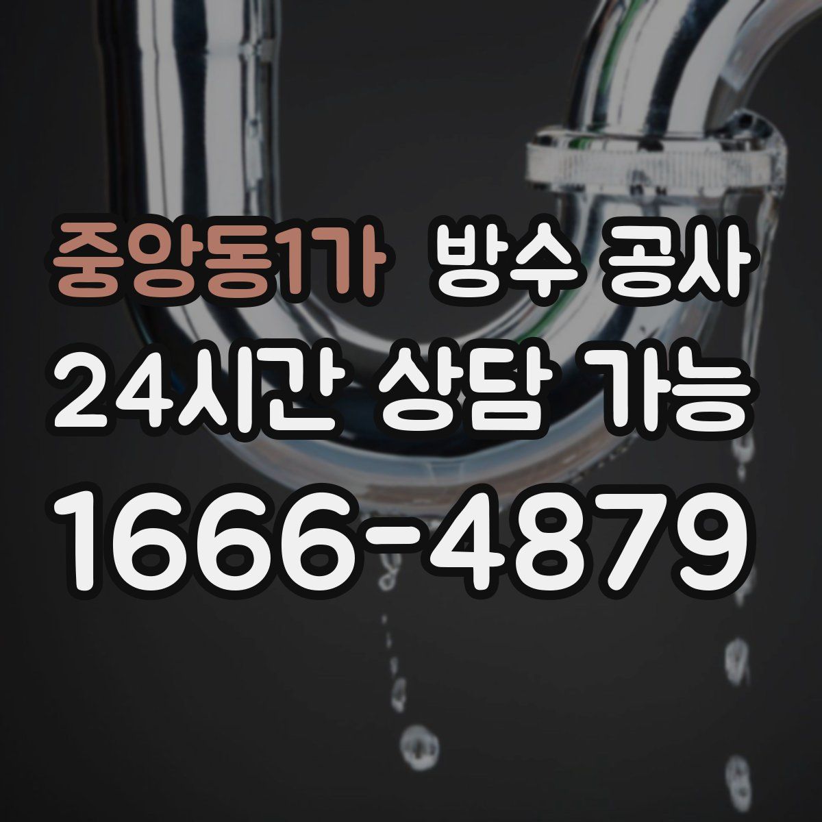 중앙동1가 방수