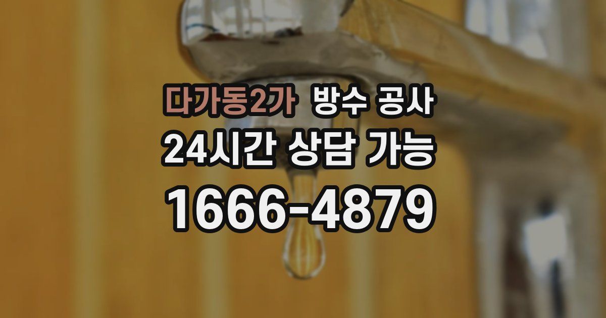 다가동2가 누수탐지