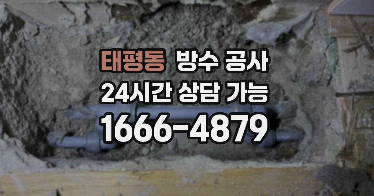 태평동 누수탐지