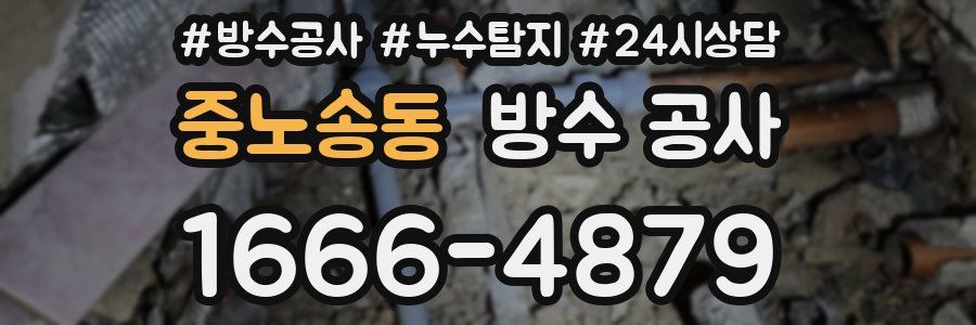 중노송동 방수 공사