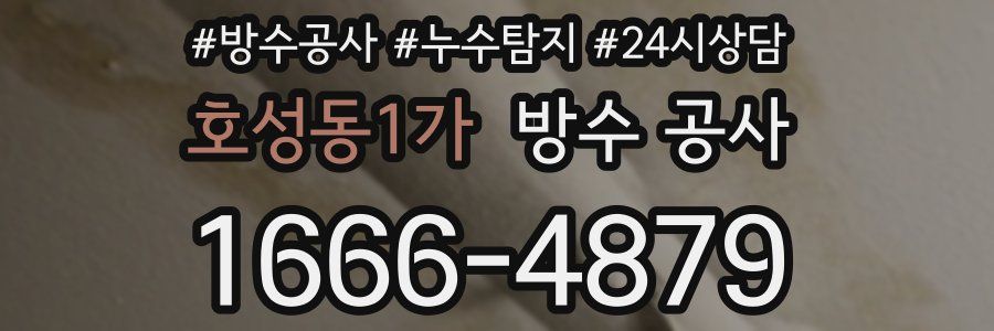 호성동1가 방수 공사