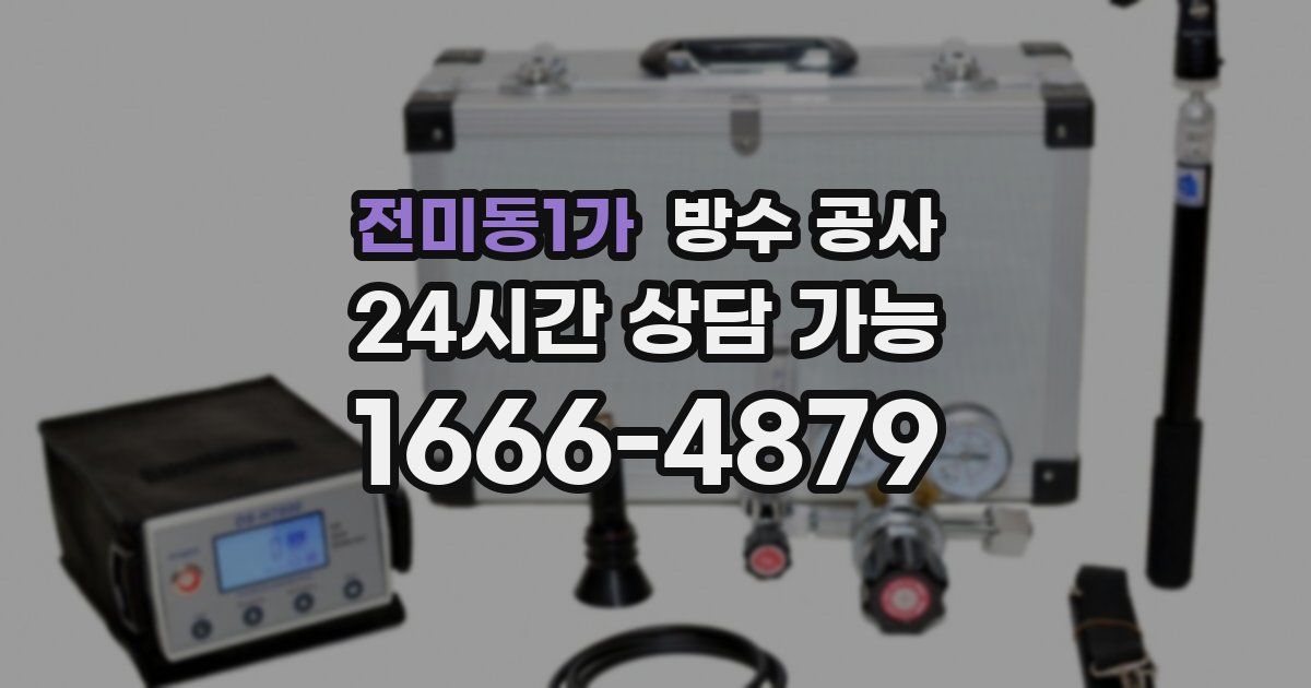 전미동1가 누수탐지