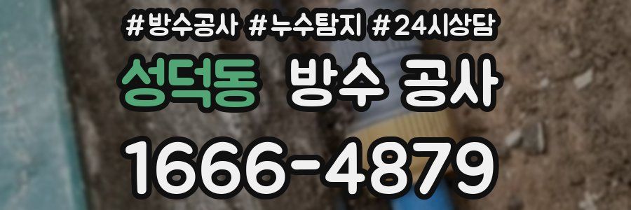 성덕동 방수 공사
