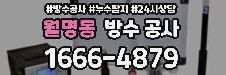 월명동 방수 공사