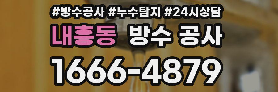 내흥동 방수 공사