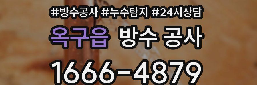 옥구읍 방수 공사