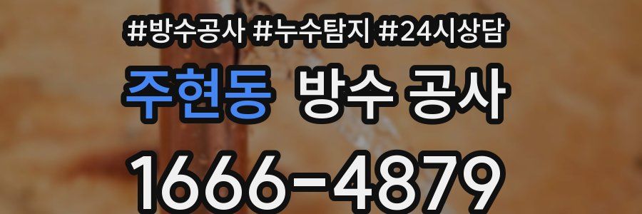 주현동 방수 공사