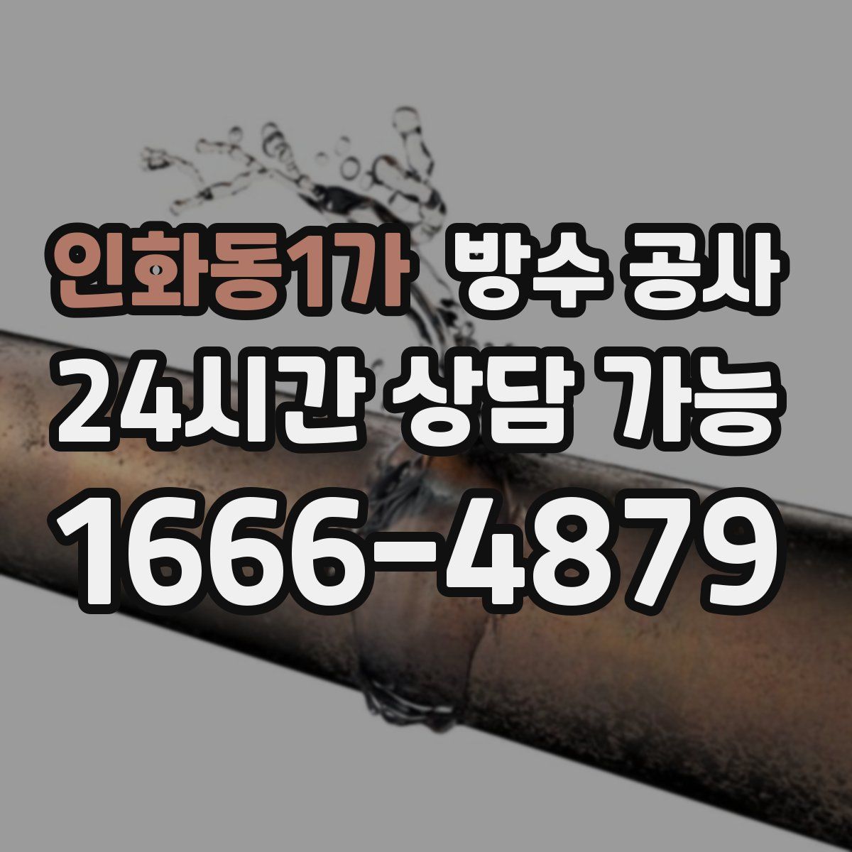 인화동1가 방수