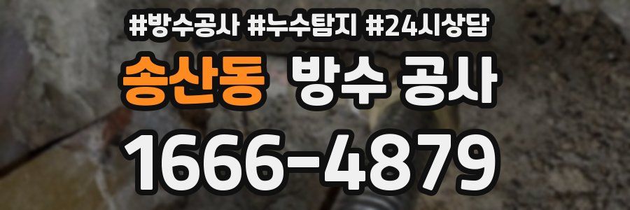 송산동 방수 공사
