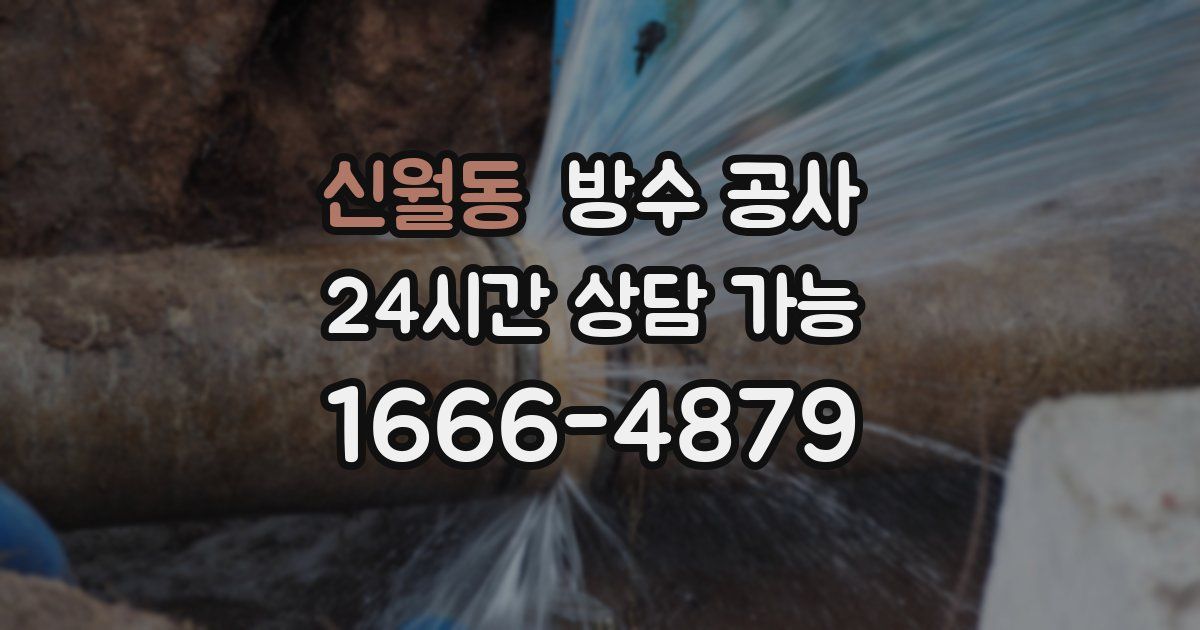 신월동 누수탐지