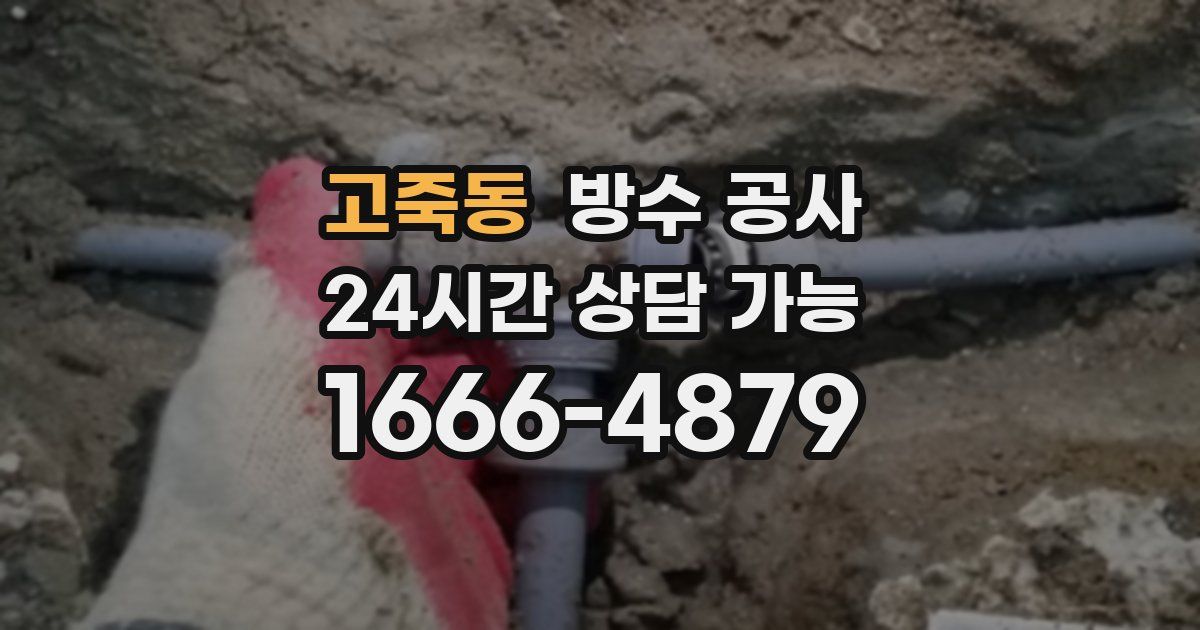 고죽동 누수탐지