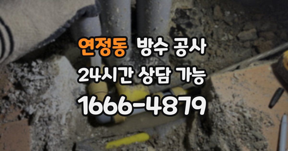 연정동 누수탐지