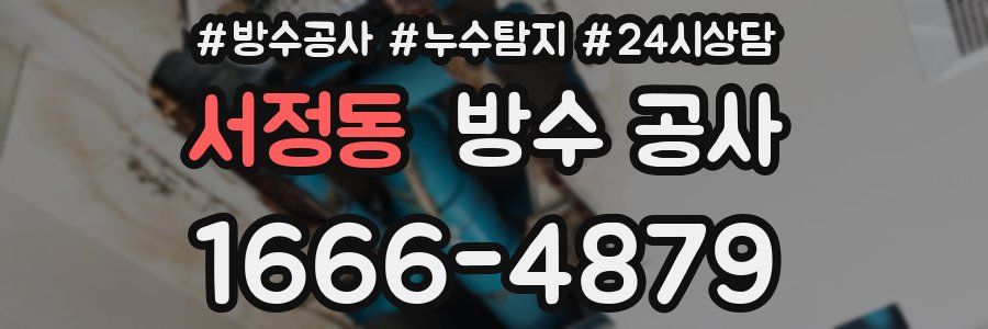 서정동 방수 공사