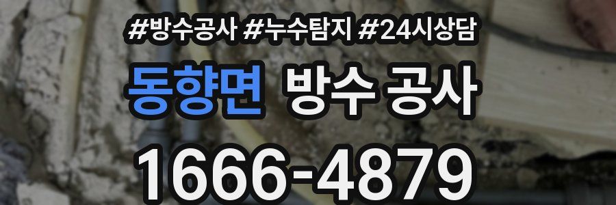 동향면 방수 공사