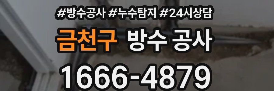 금천구 방수 공사