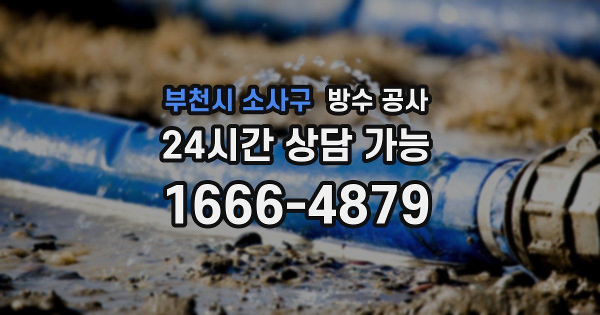 부천시 소사구 누수탐지