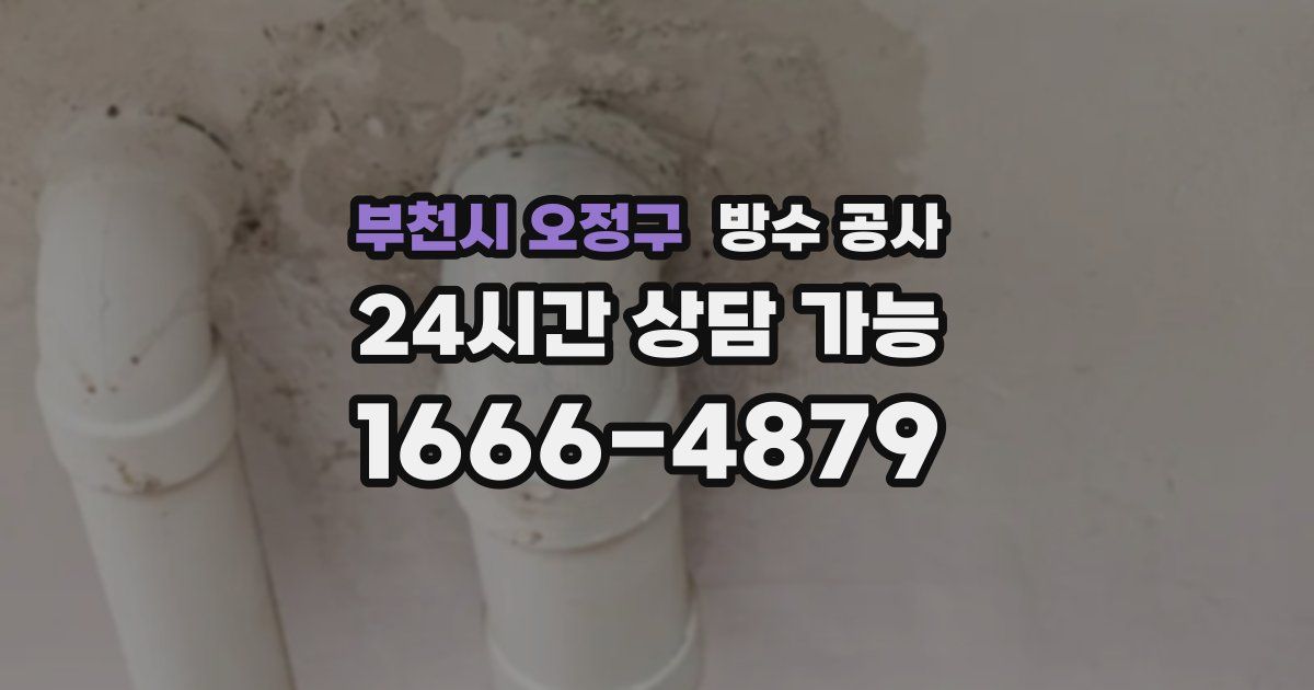 부천시 오정구 누수탐지