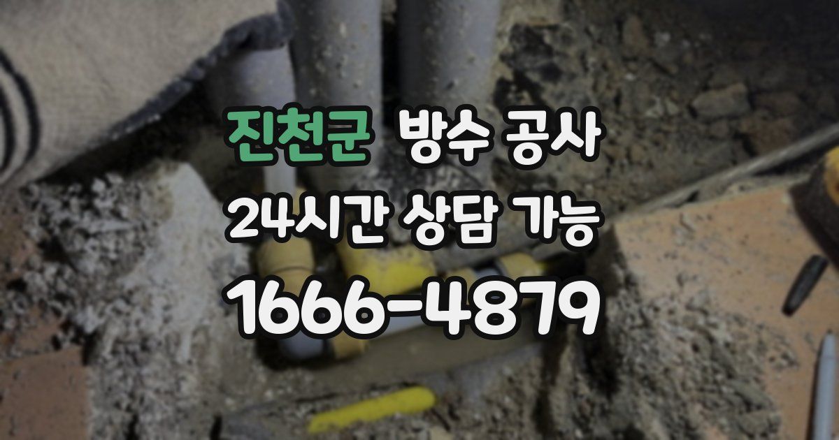 진천군 누수탐지